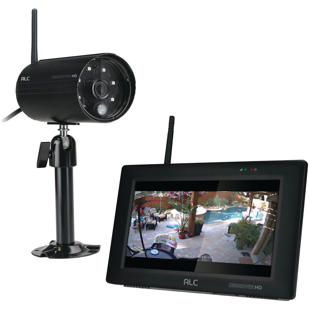 security camera with monitor